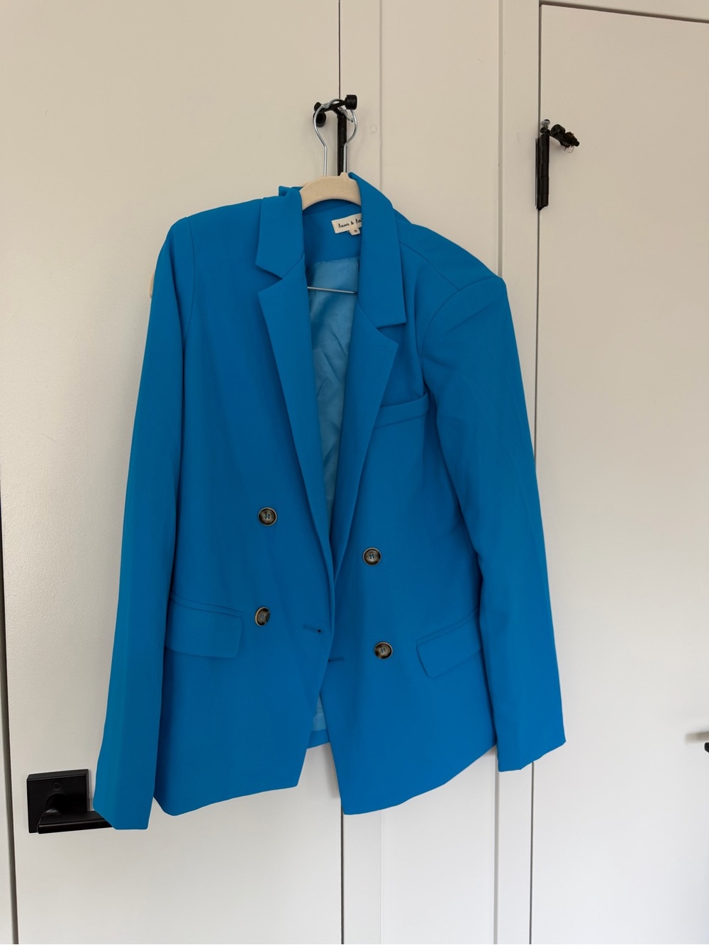 Vici Electric Blue Double-Breasted Blazer